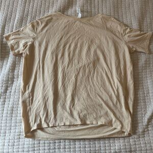 Lululemon Athletica Tan T-Shirt